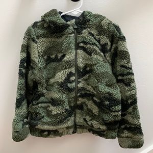 BabyGap Camo Fleece Zip Hoodie